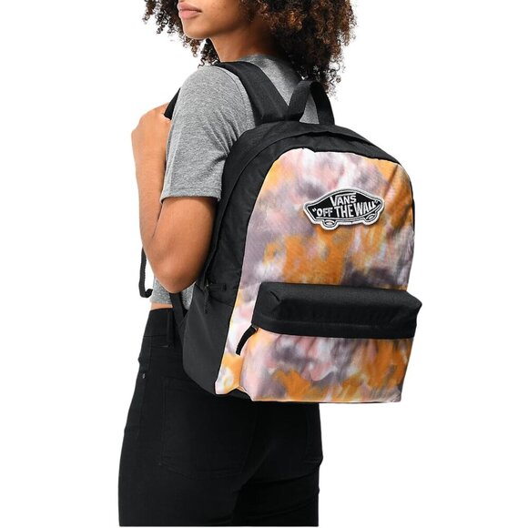 NWT Vans Realm Golden Large Tie Dye Backpack - Picture 2 of 7